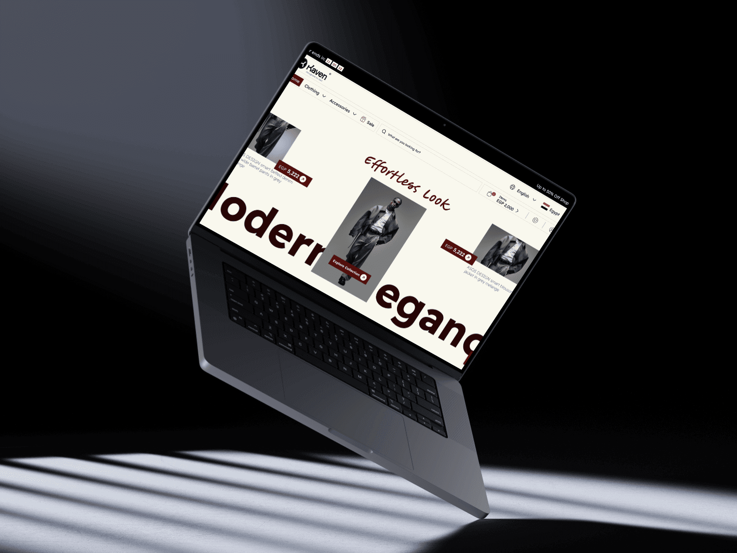 Ecommerce fashion website